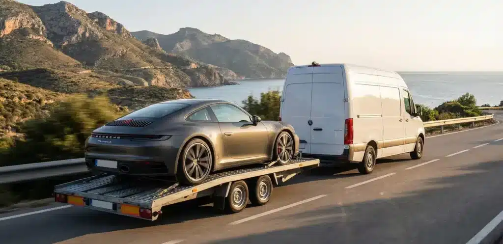 Перевозка автомобиля из Испании