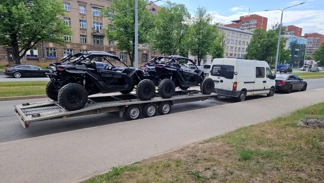 Перевозка автомобилей 23 Перевозка багги прицепе